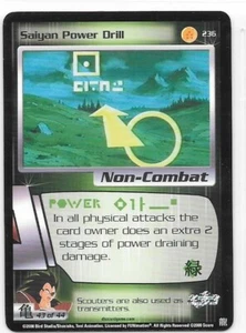 DBZ Dragonball Z CCG TCG Limited SAIYAN POWER DRILL - Picture 1 of 2