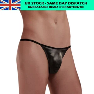 Ropa interior para hombre Doreanse 1326 tanga negra real con cuerda en G sexy - Imagen 1 de 32