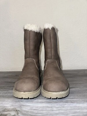 Bota Carter's Niñas 8 Marrón Niño Pequeño Piel Sintética Corazones Gamuza Foto 1 de 4