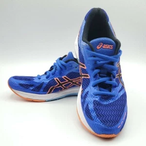 Asics Women Sz 7 Gel DS Trainer 22 Blue Orange Run Jog Gym Sneakers T770N GUC - Picture 1 of 12