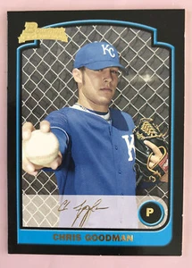 2003 Bowman Draft Gold Chris Goodman #BDP71 NM Kansas City Royals - Picture 1 of 4