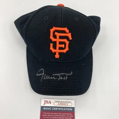 Willie Mays Signed Autographed San Francisco Giants Baseball Hat JSA COA - Image 1 of 4