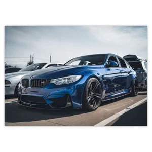 Vlies Fototapete Tapete Wandbild Blauer BMW Nr. H8826_TV - Bild 1 von 14
