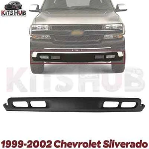 Front Bumper Lower Valance with Fog Light and Tow Hook Holes For 99-02 Silverado - Picture 1 of 5