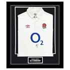 Framed Alex Dombrandt Signed Shirt - England Rugby Icon +Coa