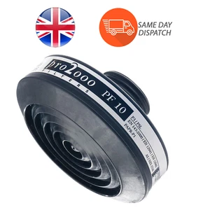Scott Pro2000 PF10 P3 Filtro 40 mm HEPA NATO Bio Protect Filtro Particelle Aria - Foto 1 di 6
