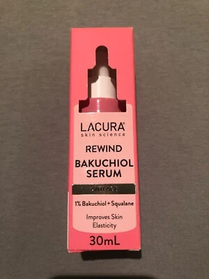 Lacura Skin Science Rewind Bakuchiol Serum Squalene Anti Wrinkle Face Cream 30ml - image 1 of 4