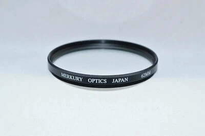 Merkury Optics 62 mm UV Screw-In Filter Made in Japan. (V-104) - Image 1 of 3