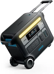 Anker SOLIX F2000 Portable Power Station 2400W Solar Generator for Camping, RVs - Picture 1 of 5