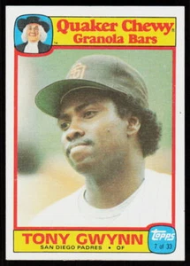 1986 Topps Quaker Granola Tony Gwynn #7 Baseball San Diego Padres - Picture 1 of 2