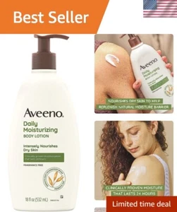 Fragrance-Free Hydrating Body Lotion for Sensitive Skin - Non-Greasy Formula - Picture 1 of 12