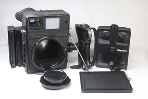 Mamiya Universal Press 4 Way Lens Adapter 127mm Polaroid Film Back Shutter Grip - Bild 1 von 18
