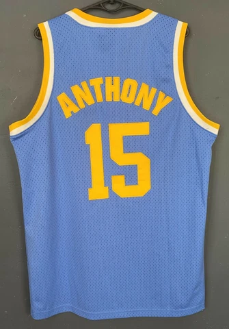 MEN'S NIKE CARMELO ANTHONY NBA DENVER NUGGETS BASKETBALL SHIRT JERSEY SIZE M Cover