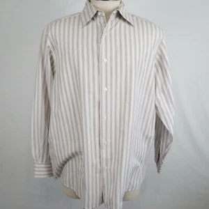 Concepts by Clairborne Shirt Mens XL Business Casual Button Up Vertical Striped - Picture 1 of 8