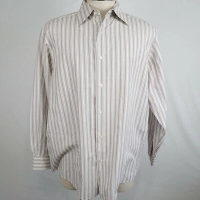 Concepts by Clairborne Shirt Mens XL Business Casual Button Striped Long Sleeve - Image 1 of 4