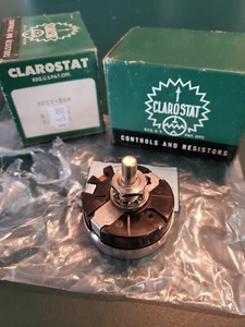'57 S-Taper NOS Clarostat 58C1 Potentiometer 50k Pot 3w 3 WATT New Vintage RARE - Picture 1 of 4