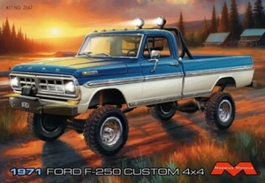 Moebius 2567 1/25 1971 Ford F250 Custom 4x4 Pickup Truck New in box - Picture 1 of 1