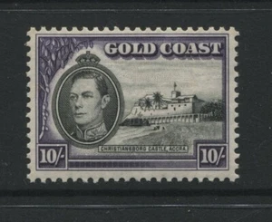 Gold Coast: 1938 George VI 10/- SG132 MNH (FB141) - Picture 1 of 2