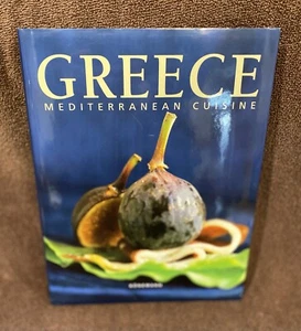 Pre Owned Large First Edition Greece Mediterranean Cuisine Hardcover Book 2006 - Picture 1 of 4