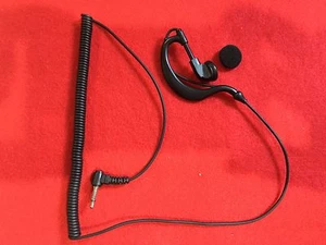 Listen Only Ear Hook Headset w/3.5mm Mono Plug UNIDEN GRE Radio Shack Whistler  - Imagen 1 de 1