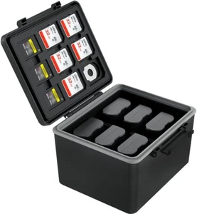 Caja de almacenamiento con soporte para batería de cámara para Nikon EN-DL15 EN-EL3e NP-FZ100 NP-W235 - Imagen 1 de 9