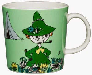 Moomin Mug Green Snufkin Nuuska Muikkunen Iittala Arabia Finland - Picture 1 of 1