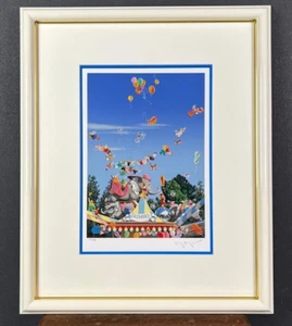 HIRO YAMAGATA "Dumbo II" Silkscreen Print Signed Framed Limited SE11/50 - Picture 1 of 12