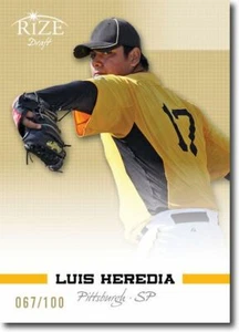LUIS HEREDIA 2012 Rize Rookie GOLD Paragon RC #/100 - Picture 1 of 2