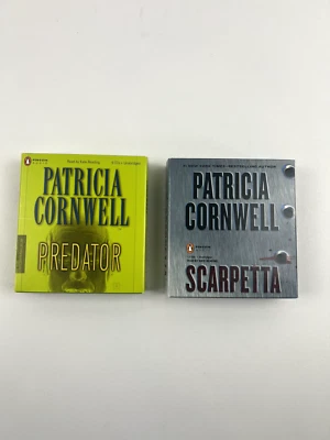 Lot of 2 Patricia Cornwell Audiobooks CDs -Predator, Scarpetta - Image 1 of 4