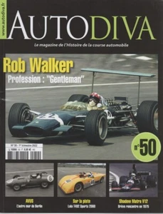 AUTODIVA 50 ROB WALKER CIRCUI AVUS SHADOW DN7 F1 LOLA T492 GP ACF 62 PORSCHE 804 - Bild 1 von 2