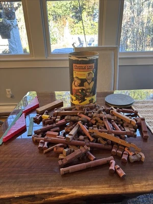 Juego de troncos Lincoln 1969 891 - incompleto Foto 1 de 2