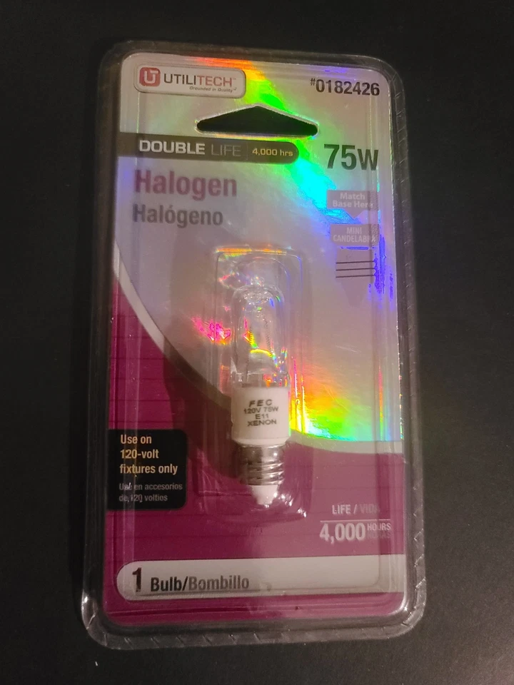 Utilitech 75 Watt Bulb Mini Candelabra 0182426 - Image 1 of 4