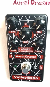 Aural Dream Valley Echo Delay Guitar Effects Pedal - Picture 1 of 11