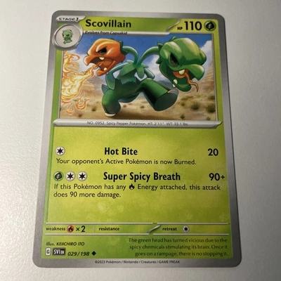 Scovillain - 029/198 - Uncommon - Regular - Pokemon TCG - Near Mint - Image 1 of 2