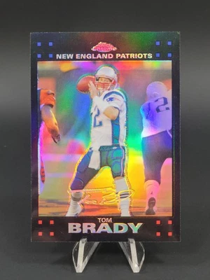 2007 Topps Chrome Tom Brady Refractor #TC6 Patriots - Image 1 of 4