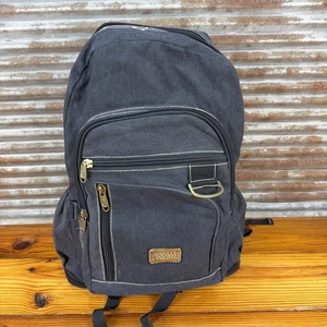 OR & MI anthrazit Rucksack Canvas Tasche Wandern Reisetasche College Camping - Aufbewahrung - Bild 1 von 13