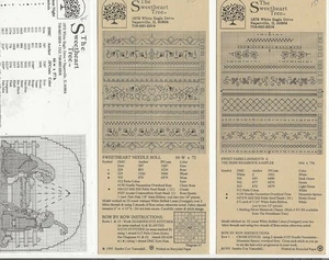 Lot of 3 The Sweetheart Tree Small Cross Stitch Patterns...Shamrock,+ - Picture 1 of 1
