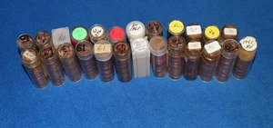 1961 Lincoln Cent Rollen Lot - 25 Stempelglanz Rollen - Bild 1 von 2