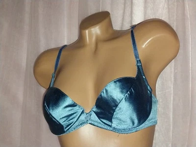 Sujetador de colección 34B Dior pieles satinadas UW azul Foto 1 de 4