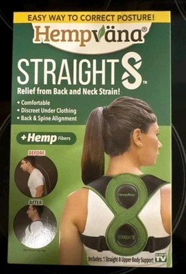 Corrector de postura ligero totalmente ajustable Hempvana Straight8 Foto 1 de 4