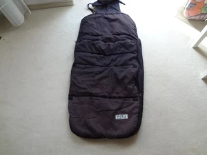 Sitzsack Alta bebe warm Auslässe für Gurte Kinderwagen und Sportwagen dunkelbra - Bild 1 von 5