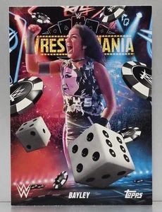Esclusiva Bayley Topps WWE World x Wrestlemania 41 Las Vegas 2025 #WM-49 - Foto 1 di 2