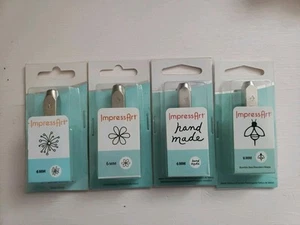 NEW ImpressArt Metal Stamps lot. whimsy flower, handmade, bee, dandelion - Picture 1 of 9