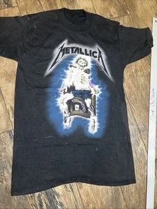 METALLICA Vintage KILL ‘EM ALL U.S. Tour ‘87 Original T-Shirt Sz M Cliff Burton - Picture 1 of 9
