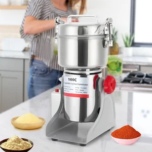 Molino de grano eléctrico rejilla de molienda fina y hoja oscilante 180° 2,2 lb 110 V-60 Hz - Imagen 1 de 20