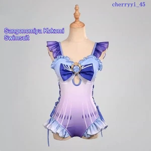 Genshin Impact Sangonomiya Kokomi Sukumizu Slim-Fit Cosplay Badeanzug Halloween - Bild 1 von 10