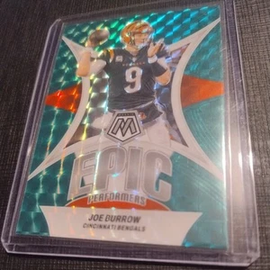 2024 Mosaic Football Joe Burrow Cincinnati Bengals Epic Performers Green Prizm - Picture 1 of 2