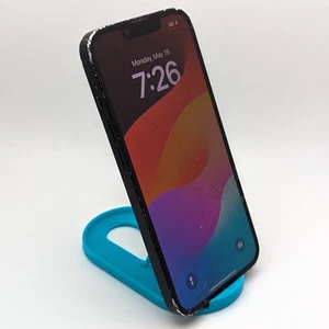 Apple iPhone 14 A2649 128 Go fissuré | Noir | DÉBLOQUÉ - Photo 1 sur 10