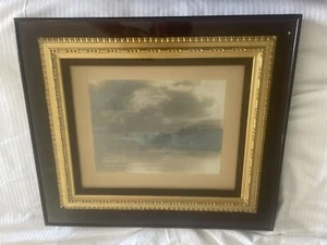 J. D. Rattar (1876-1957) Shetland Photo Water Gilded Antique Wooden Frame UK - Picture 1 of 12