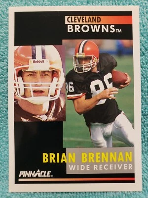 1991 PINNACLE BRIAN BRENNAN #241 CLEVELAND BROWNS  - Image 1 of 4